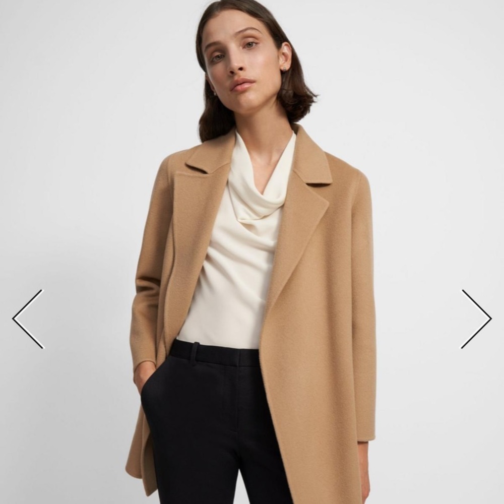 Theory small wool coat
